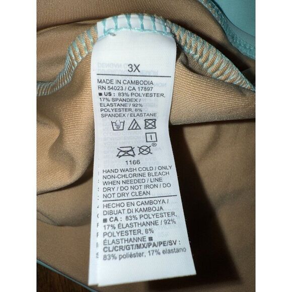 NWOT Old Navy V-Neck Ruffle-Trim Cutout One-Piece Swimsuit Size 3X - Picture 7 of 14